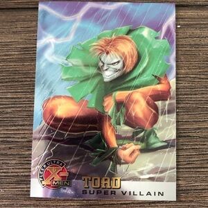 X-men ’96 Fleer trading card: Toad (Super Villain) #79 Chase Foil